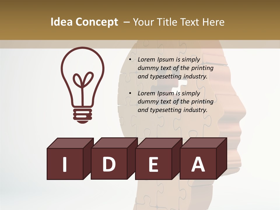 Pattern Cognitive Solution PowerPoint Template