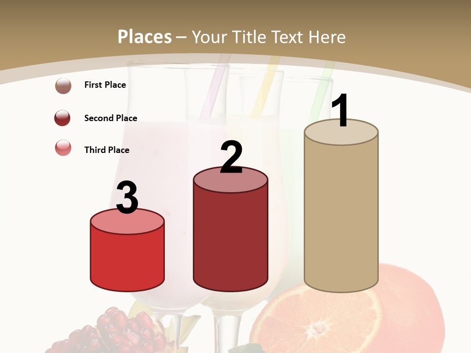 Frozen Straw Protein PowerPoint Template