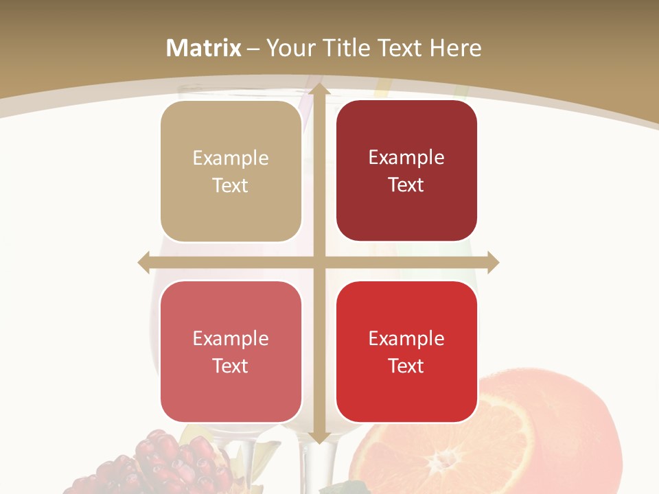 Frozen Straw Protein PowerPoint Template