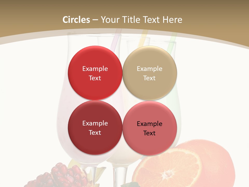 Frozen Straw Protein PowerPoint Template