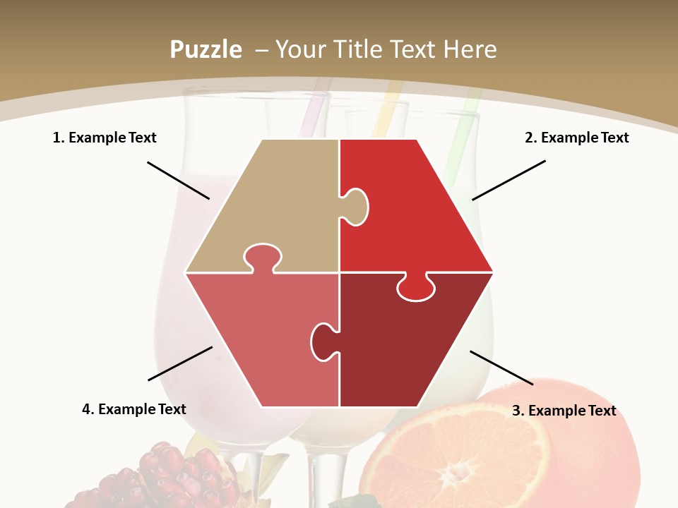 Frozen Straw Protein PowerPoint Template