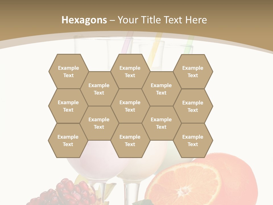 Frozen Straw Protein PowerPoint Template