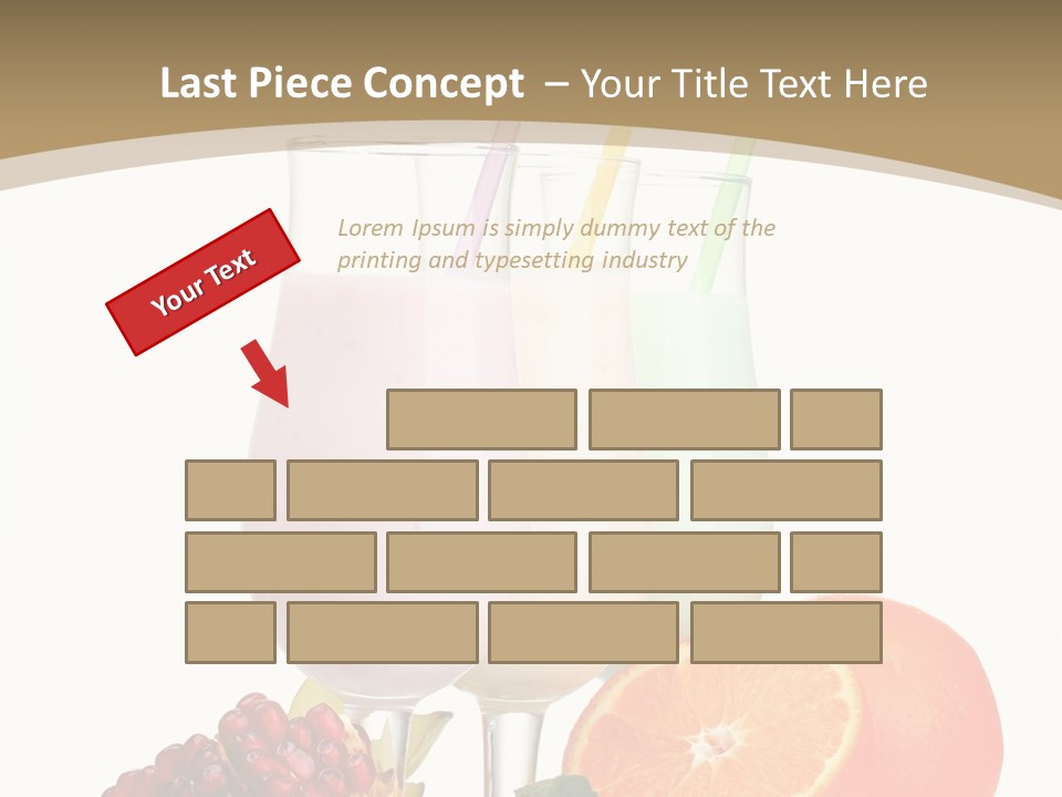 Frozen Straw Protein PowerPoint Template
