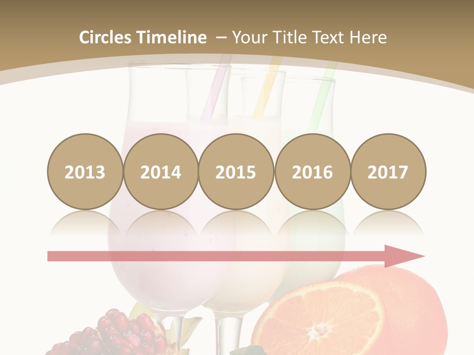 Frozen Straw Protein PowerPoint Template