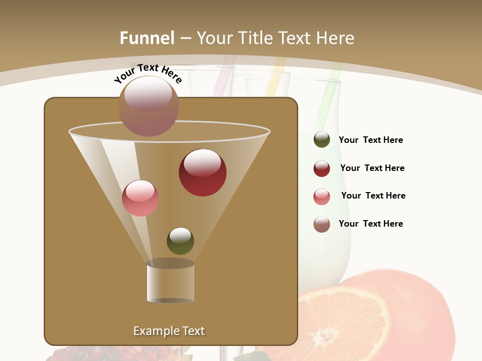 Frozen Straw Protein PowerPoint Template