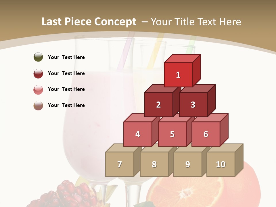 Frozen Straw Protein PowerPoint Template