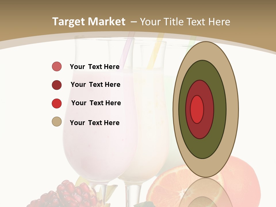 Frozen Straw Protein PowerPoint Template