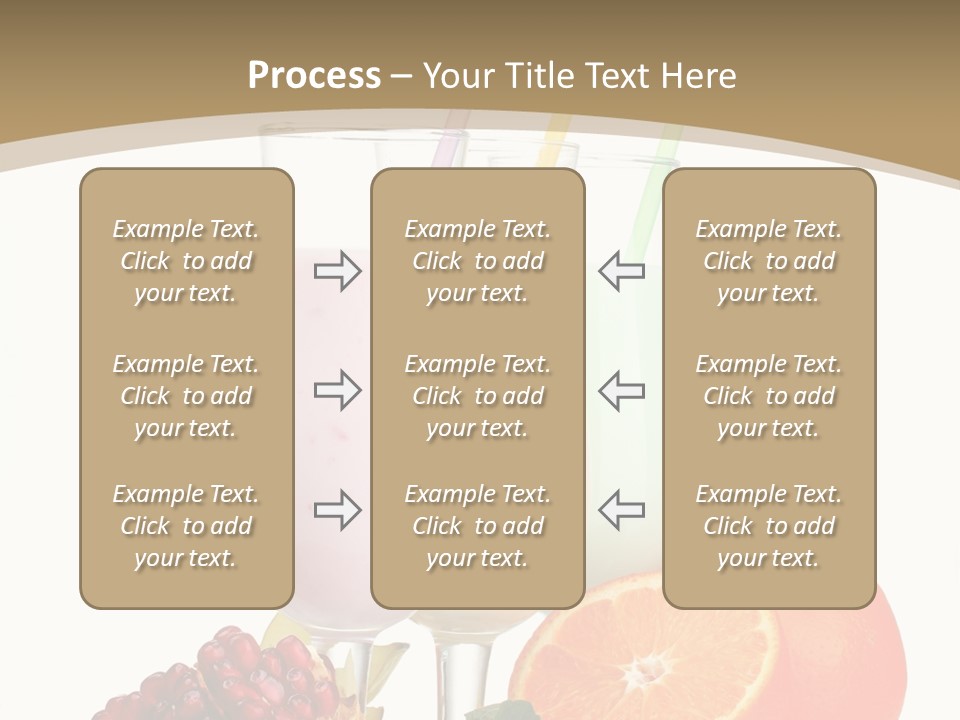 Frozen Straw Protein PowerPoint Template