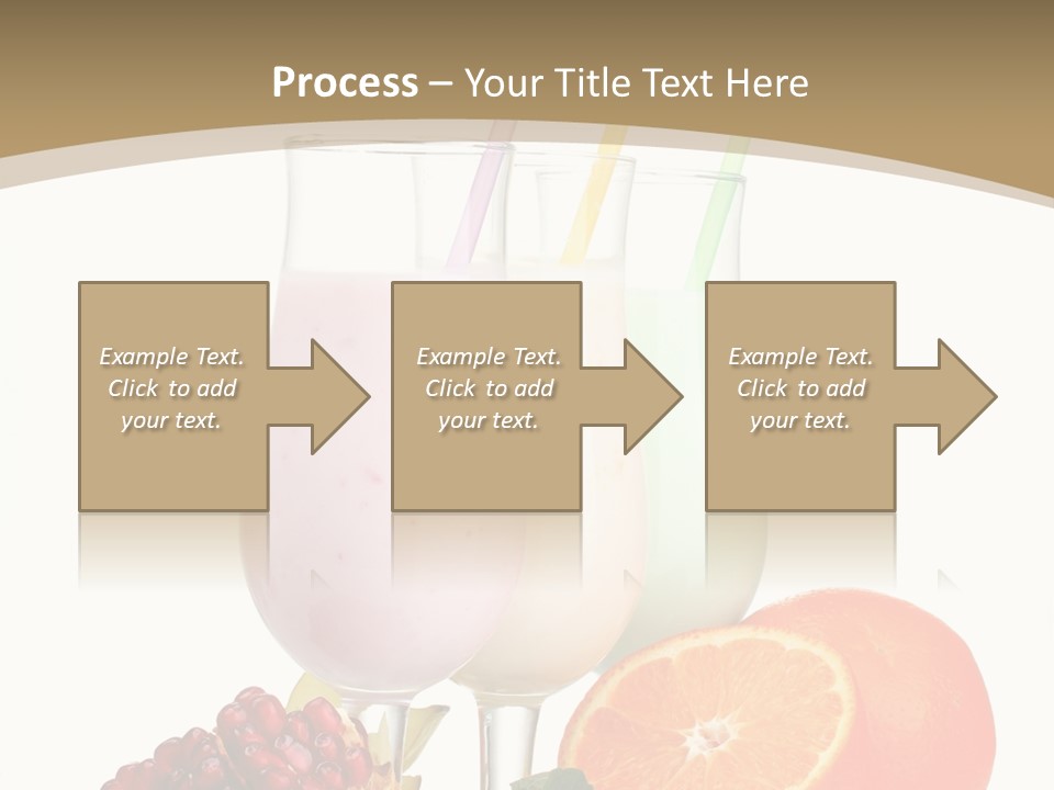 Frozen Straw Protein PowerPoint Template