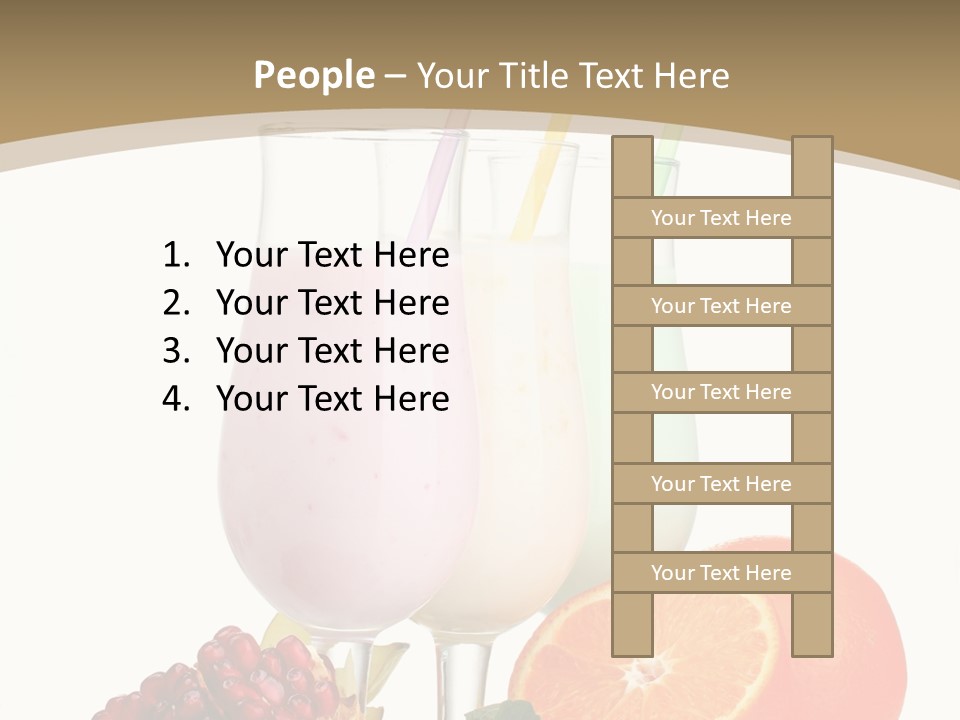 Frozen Straw Protein PowerPoint Template