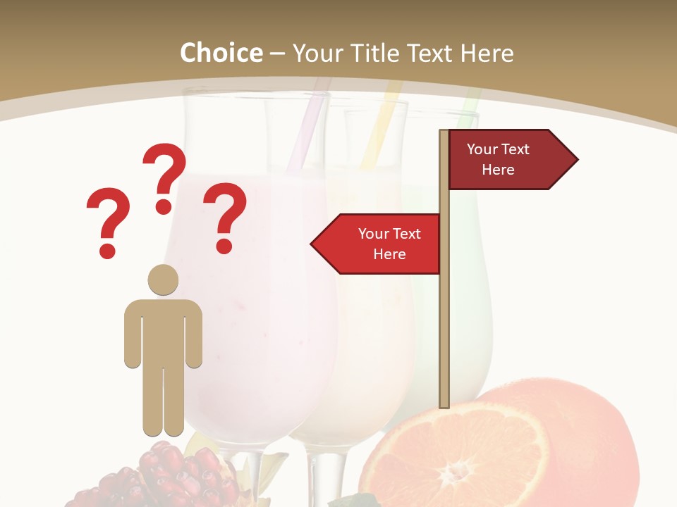 Frozen Straw Protein PowerPoint Template