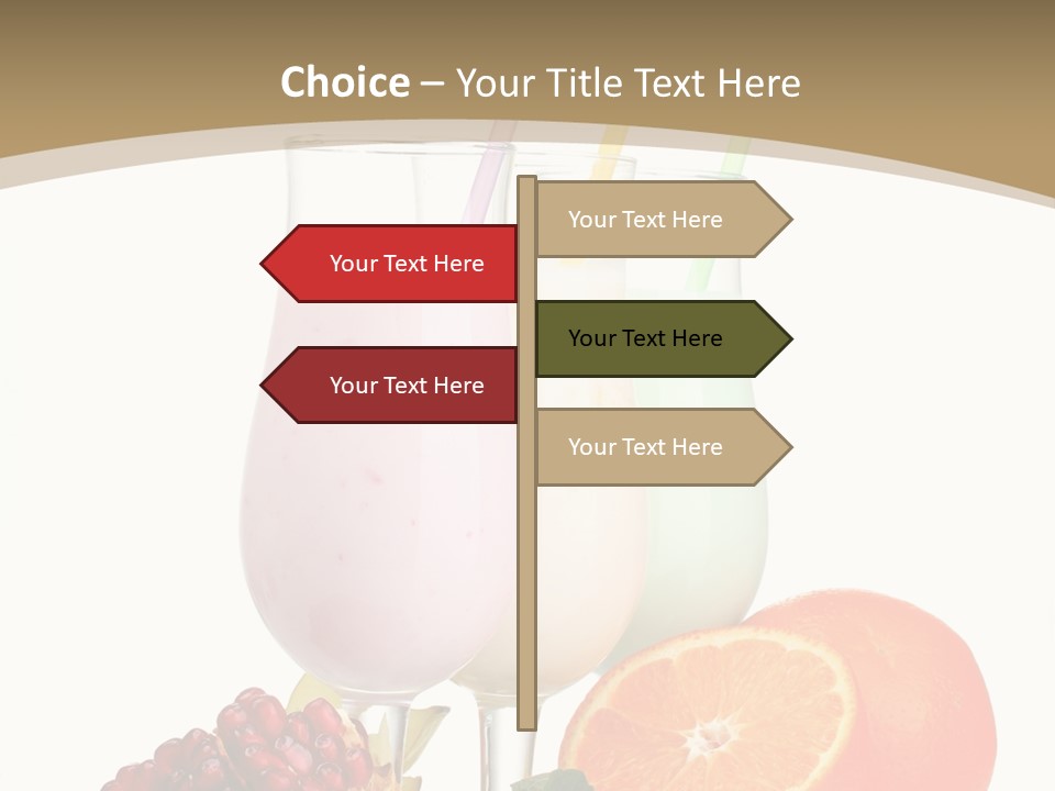 Frozen Straw Protein PowerPoint Template