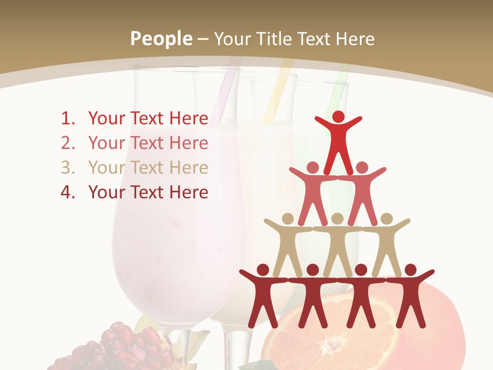 Frozen Straw Protein PowerPoint Template