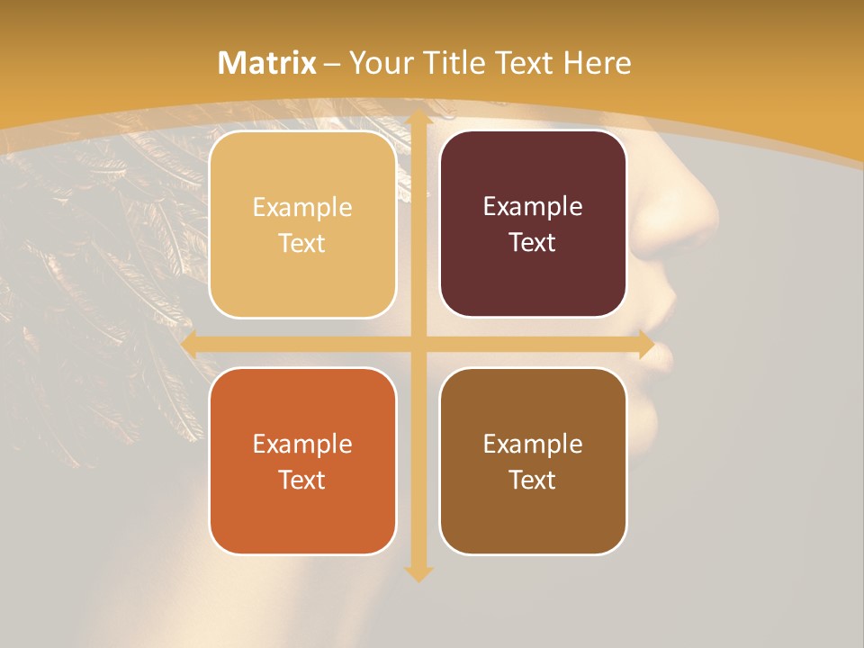 Attractive Classic Feather PowerPoint Template