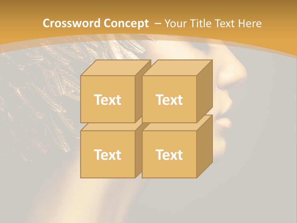Attractive Classic Feather PowerPoint Template