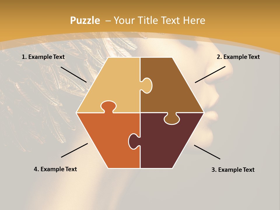 Attractive Classic Feather PowerPoint Template