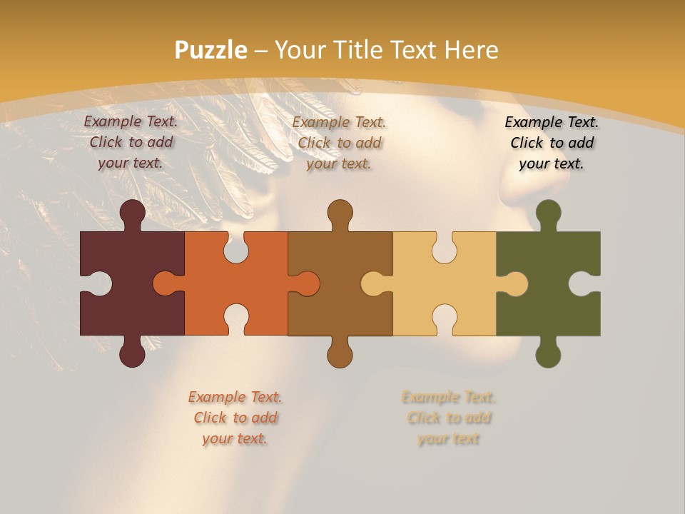 Attractive Classic Feather PowerPoint Template