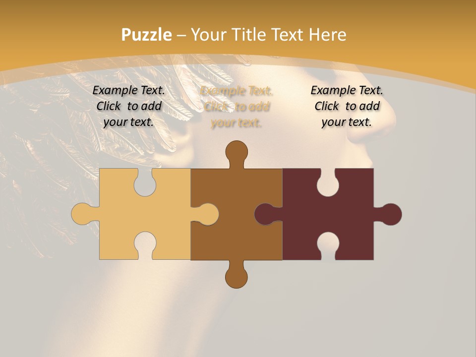 Attractive Classic Feather PowerPoint Template