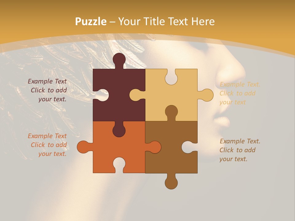 Attractive Classic Feather PowerPoint Template