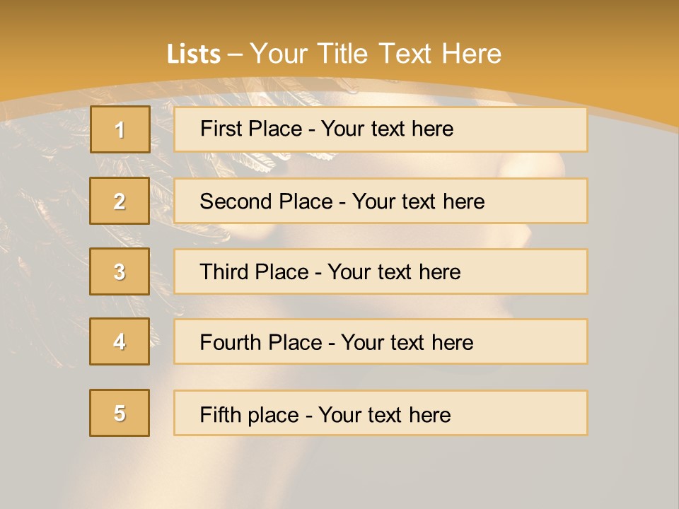 Attractive Classic Feather PowerPoint Template