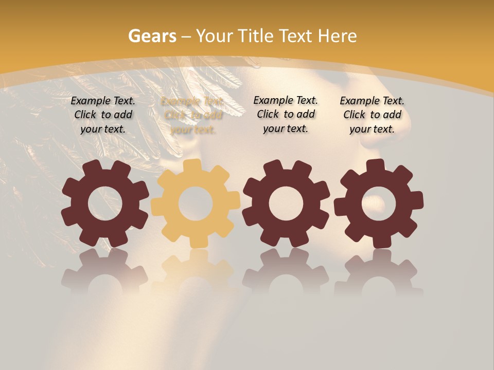 Attractive Classic Feather PowerPoint Template