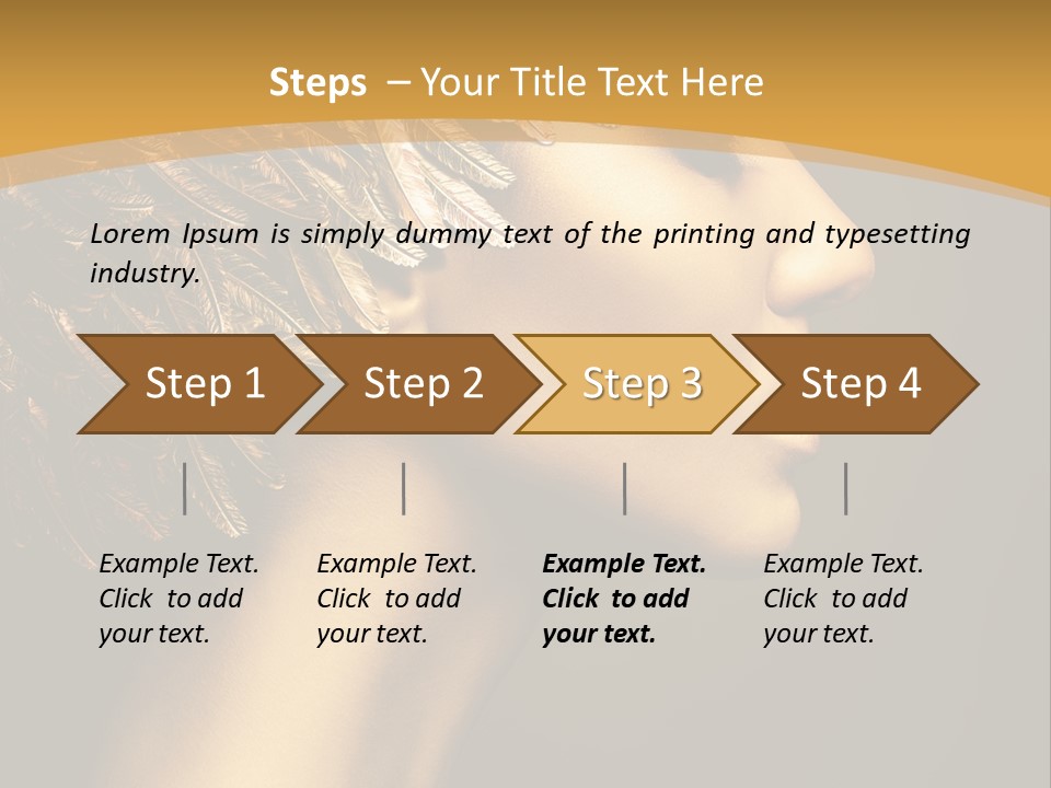 Attractive Classic Feather PowerPoint Template