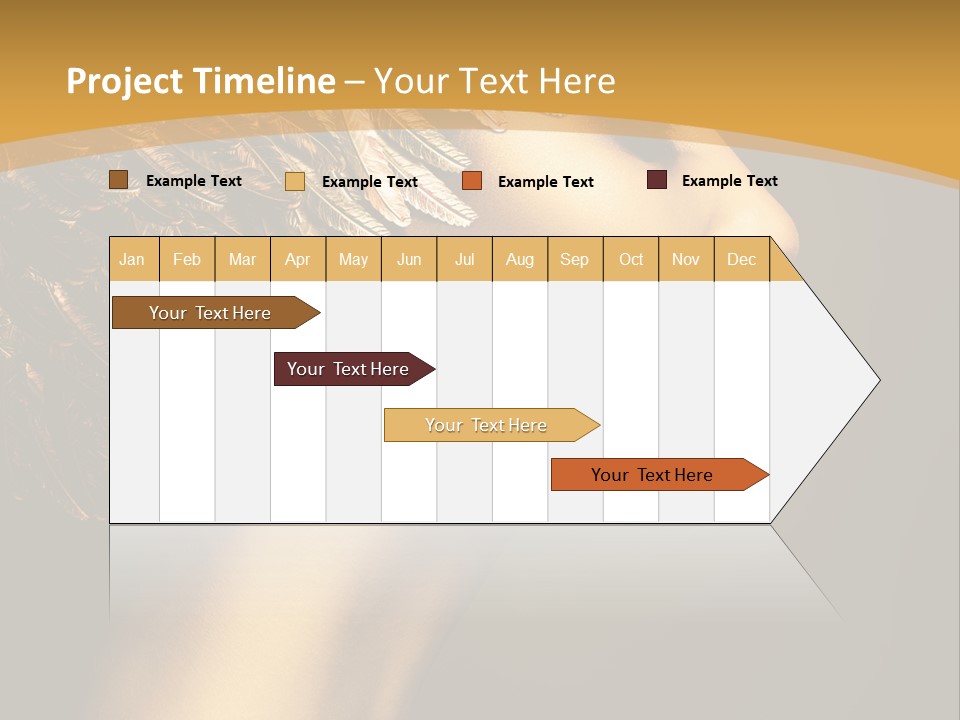 Attractive Classic Feather PowerPoint Template