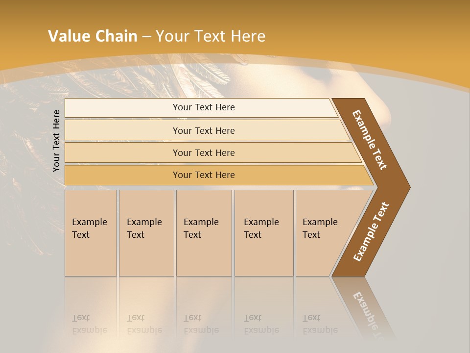 Attractive Classic Feather PowerPoint Template