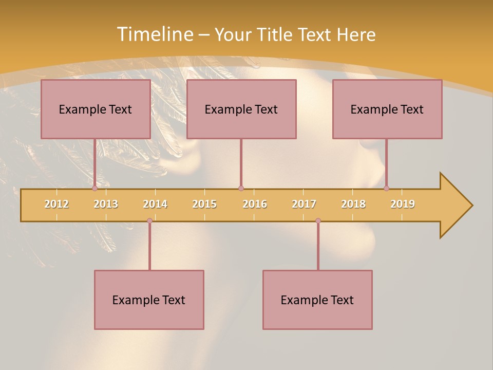 Attractive Classic Feather PowerPoint Template