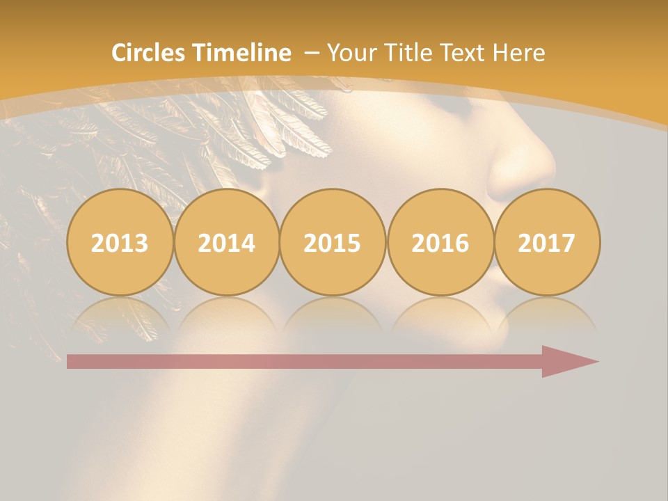 Attractive Classic Feather PowerPoint Template