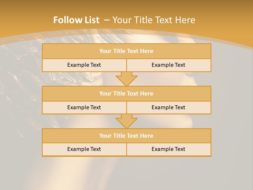 Attractive Classic Feather PowerPoint Template
