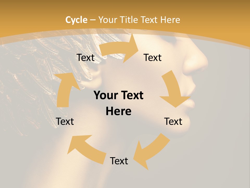 Attractive Classic Feather PowerPoint Template