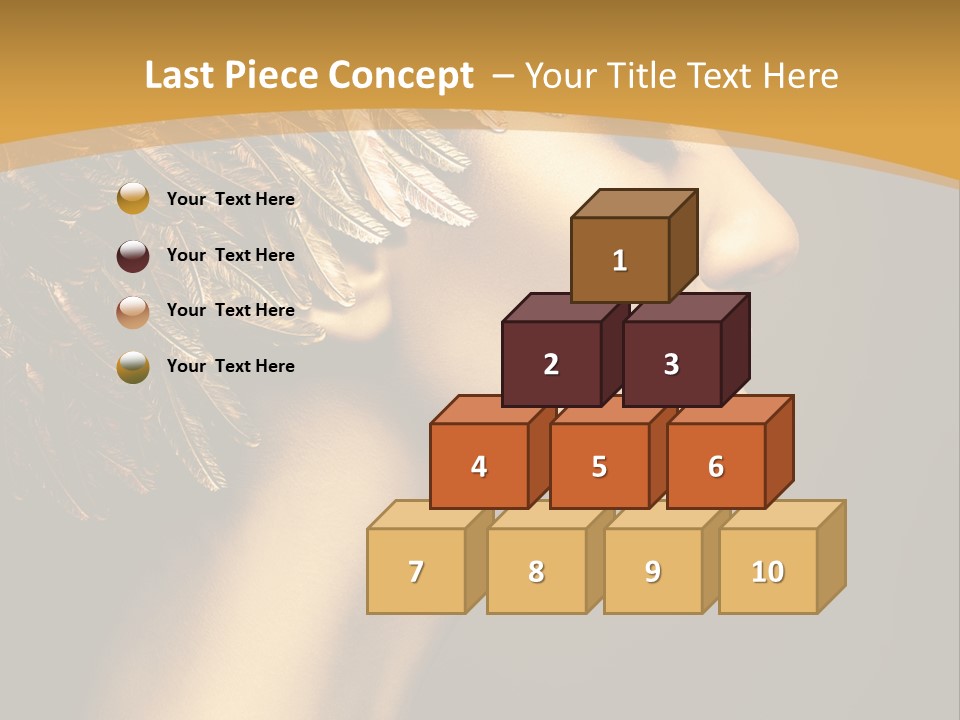 Attractive Classic Feather PowerPoint Template