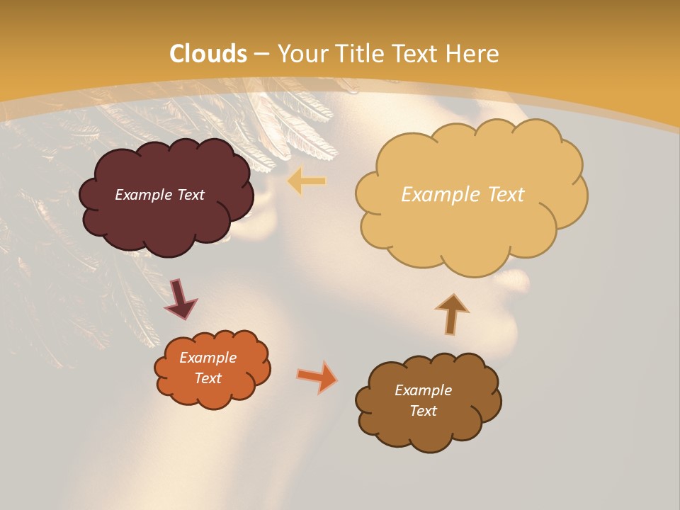 Attractive Classic Feather PowerPoint Template