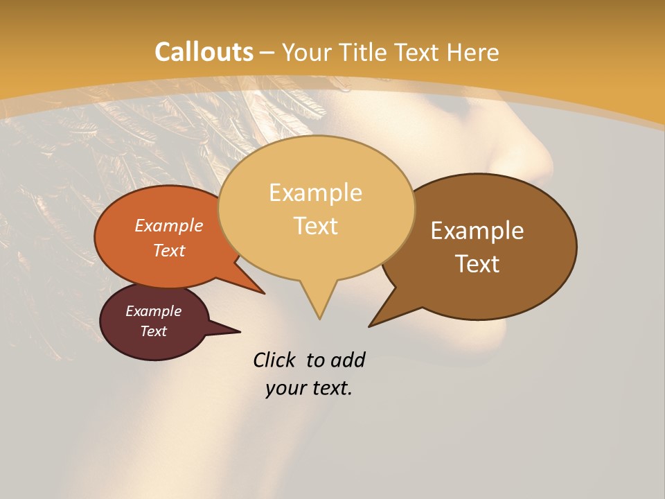 Attractive Classic Feather PowerPoint Template