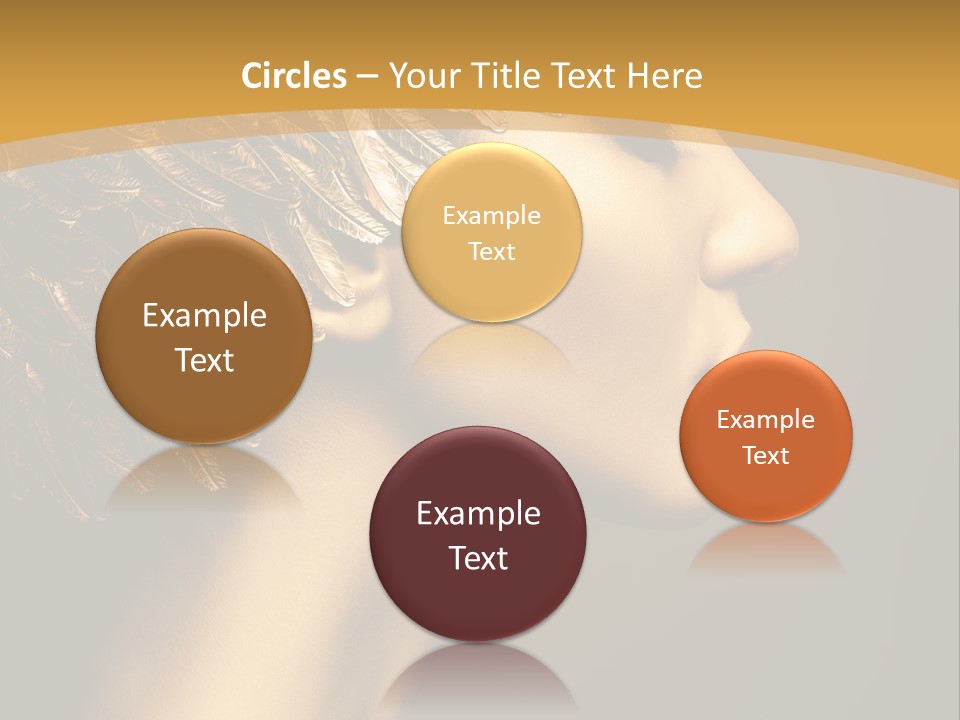 Attractive Classic Feather PowerPoint Template