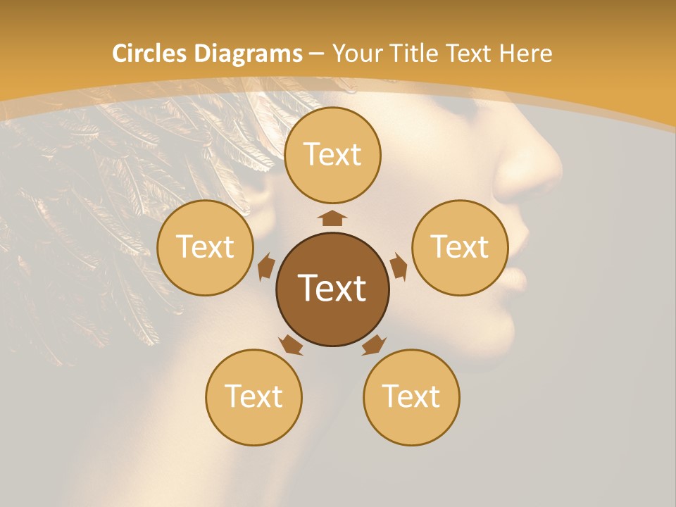 Attractive Classic Feather PowerPoint Template