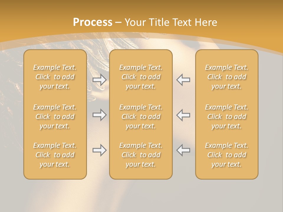 Attractive Classic Feather PowerPoint Template
