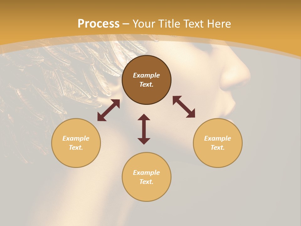 Attractive Classic Feather PowerPoint Template