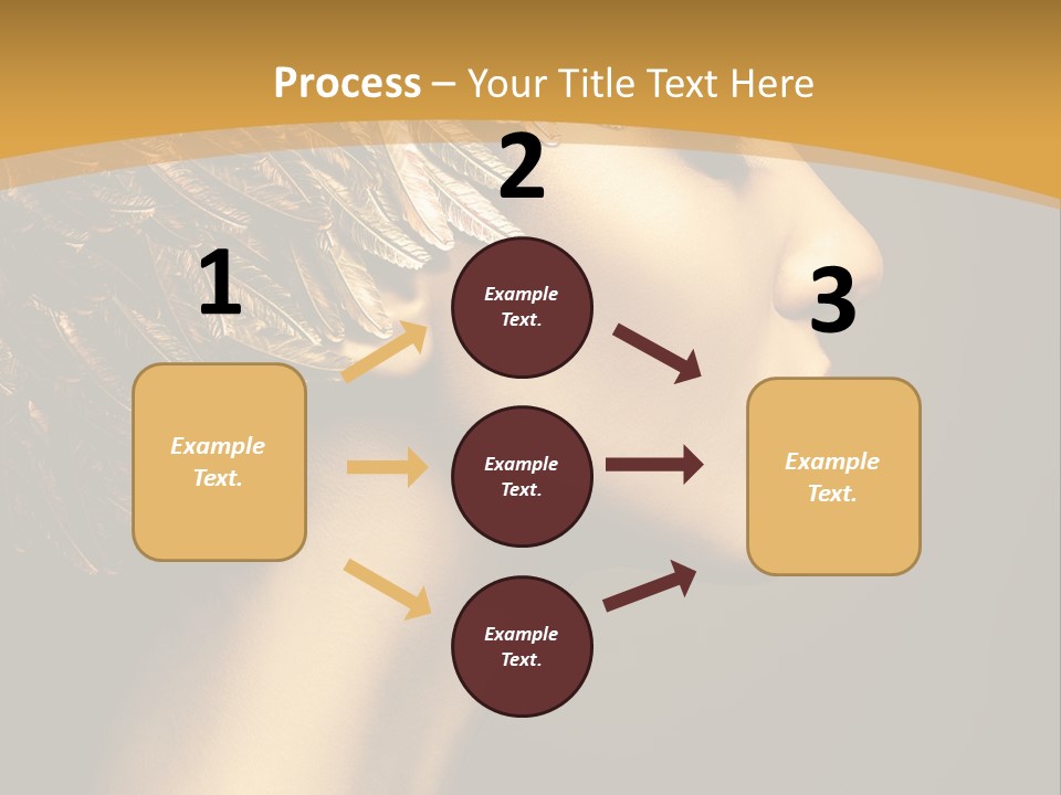 Attractive Classic Feather PowerPoint Template