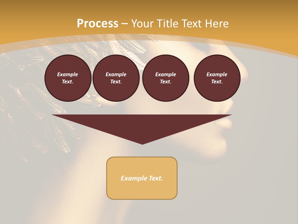 Attractive Classic Feather PowerPoint Template