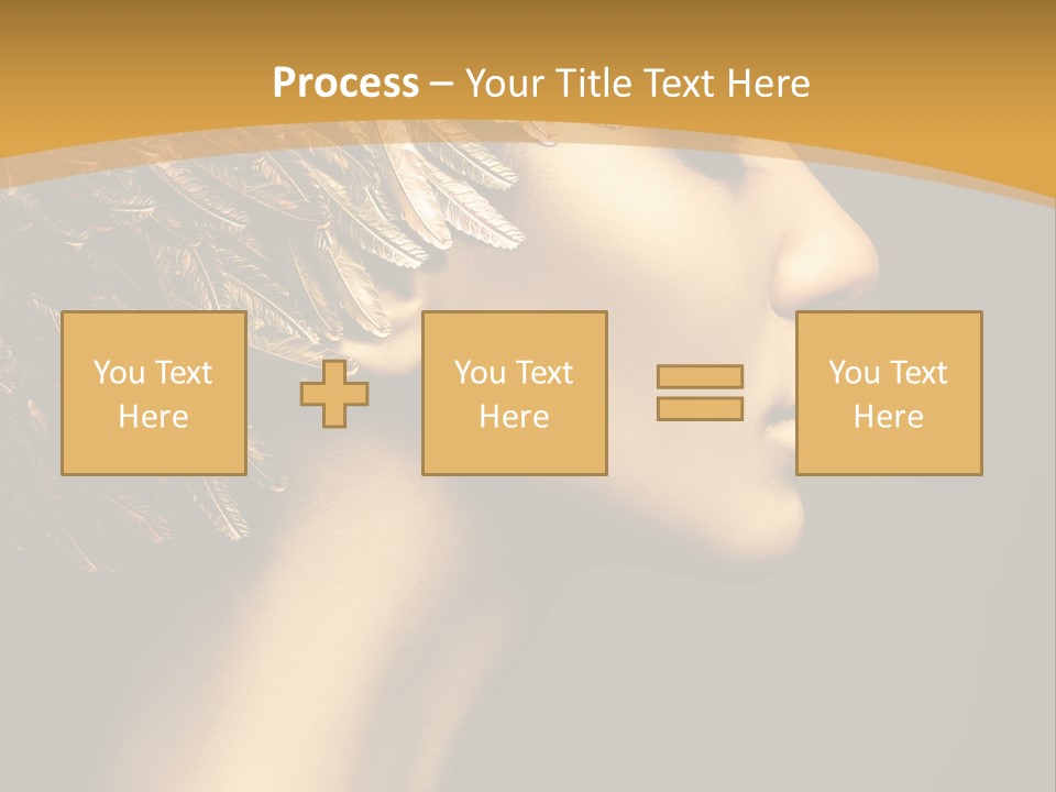 Attractive Classic Feather PowerPoint Template