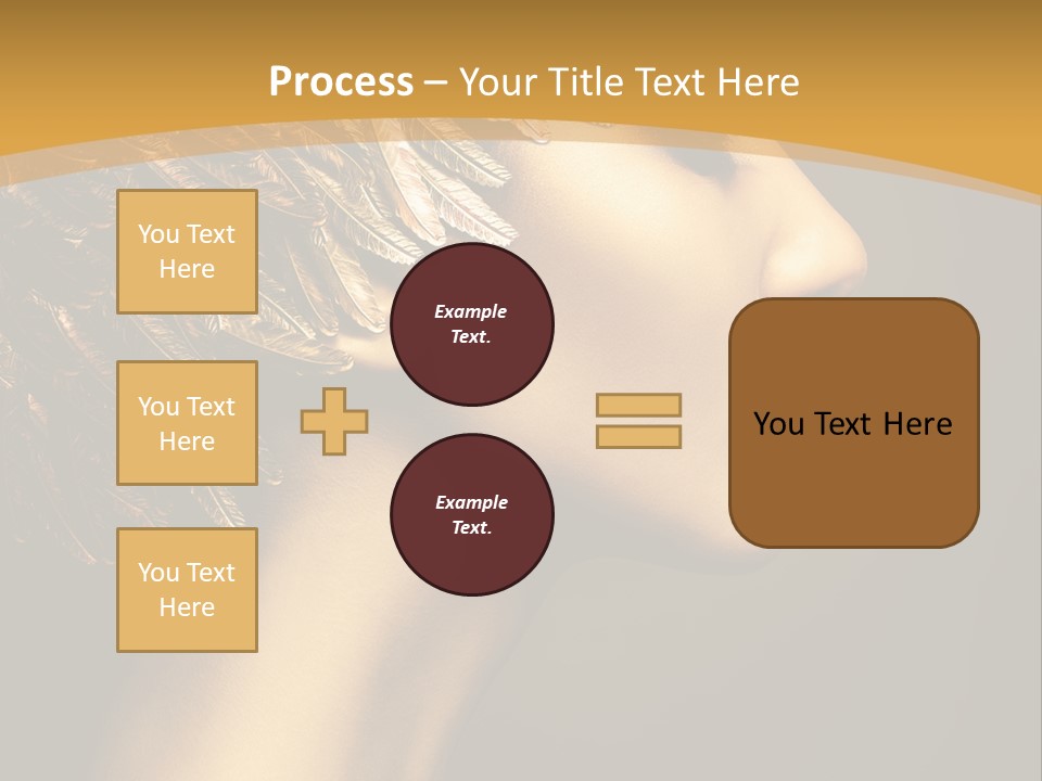 Attractive Classic Feather PowerPoint Template