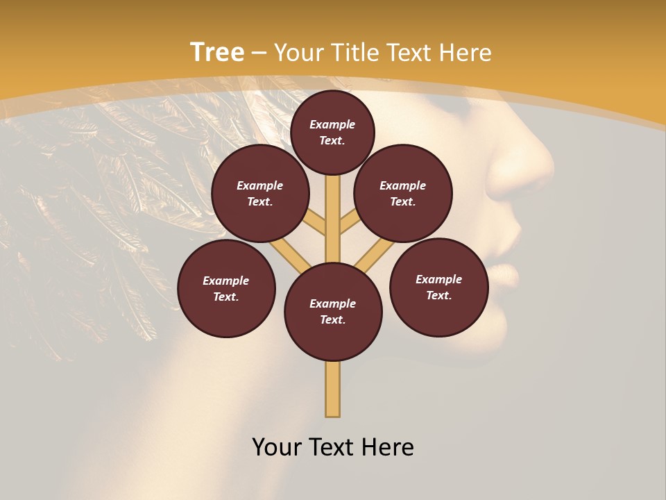 Attractive Classic Feather PowerPoint Template