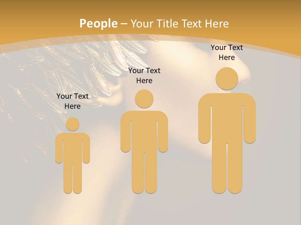 Attractive Classic Feather PowerPoint Template