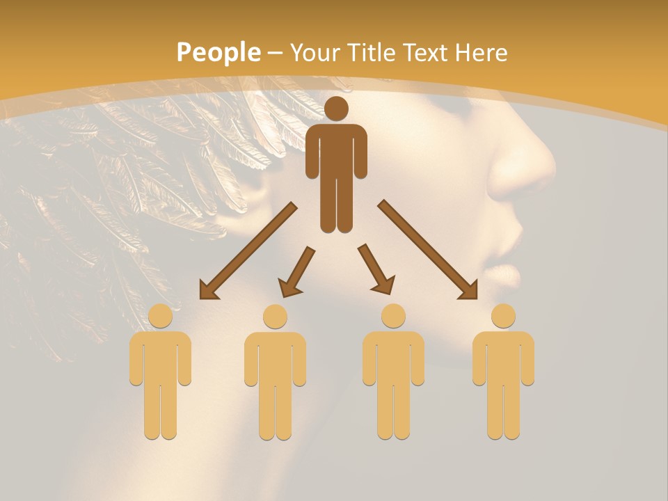 Attractive Classic Feather PowerPoint Template