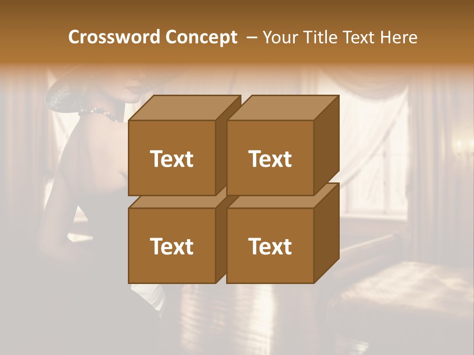 Make Up White Young PowerPoint Template