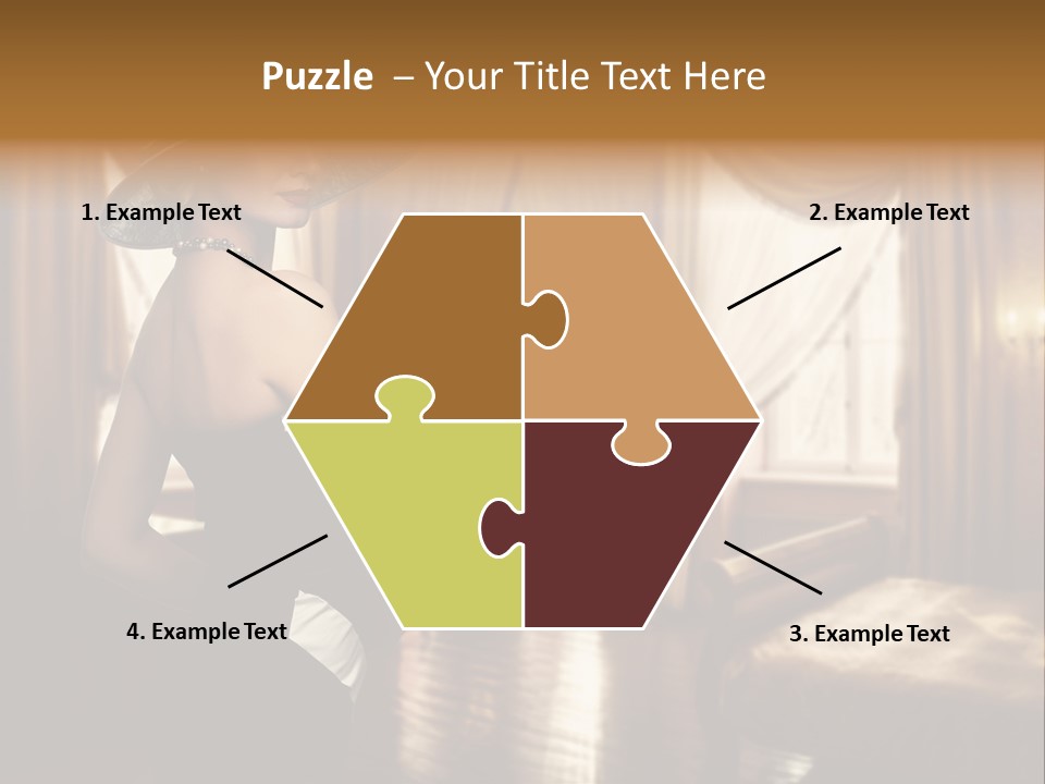 Make Up White Young PowerPoint Template