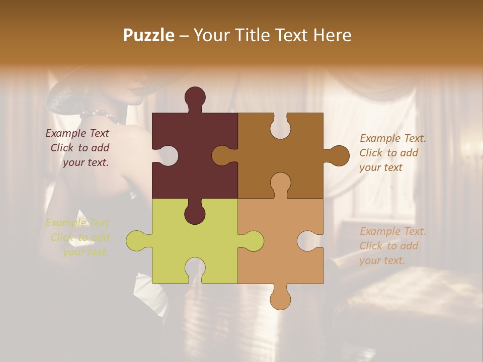 Make Up White Young PowerPoint Template