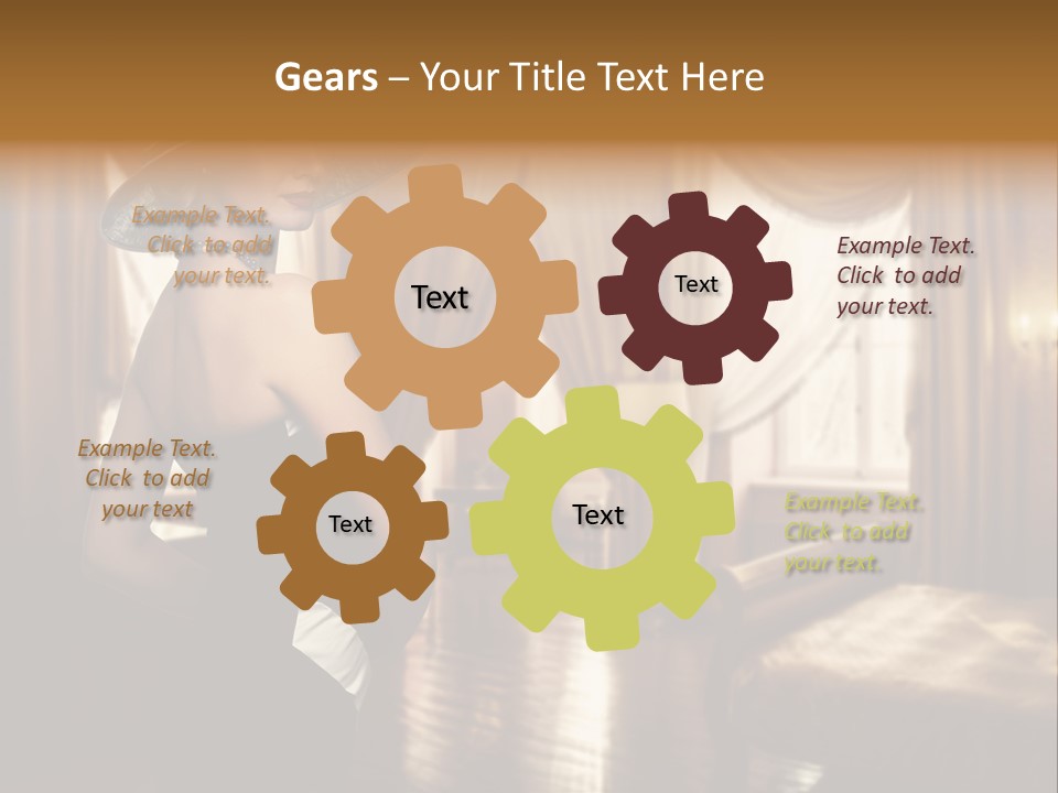 Make Up White Young PowerPoint Template